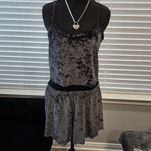 Colsie Dark Grey Camisole Set